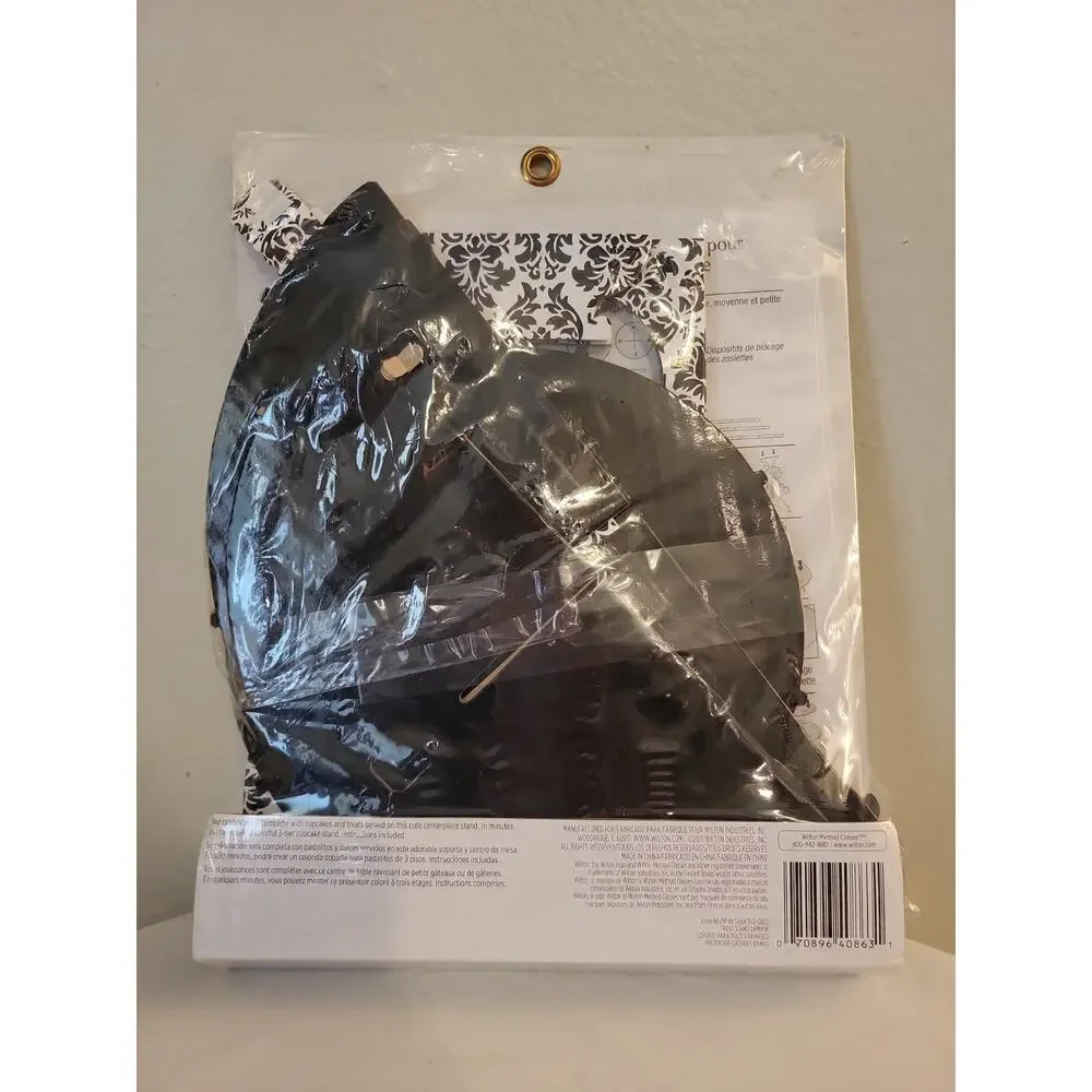Wilton - Damask Treat Stand Holds 24 Cupcakes - New